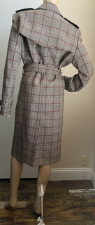 Neuer Burberry Damen-Trenchcoat aus Wolle mit Kensington-Prince-of-Wales-Karomuster im Wert von 2750 US-Dollar, 10 US