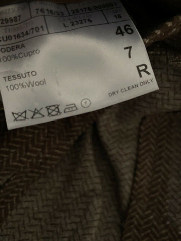 NWT $1695 Canali Kei Men’s Jacket Blazer Brown 36R US ( 46R Eu ) Italy