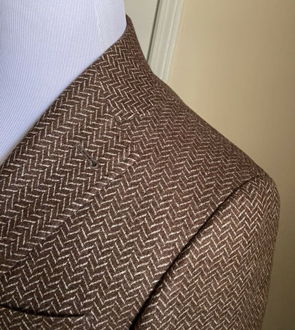 NWT $1695 Canali Kei Men’s Jacket Blazer Brown 36R US ( 46R Eu ) Italy