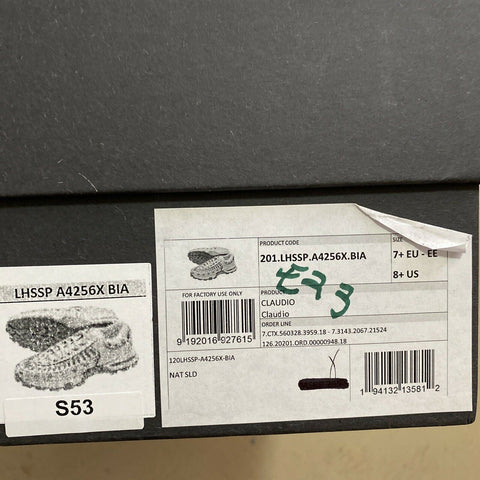 Новые кожаные кроссовки Ermenegildo Zegna Couture за 795 долларов США Белый/Серый 8.5 US Ita