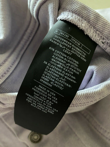 New Tom Ford Men’s Dropped Shoulder Trucker Jeans Jacket Purple XXL