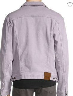 Neue Tom Ford Herren-Trucker-Jeansjacke mit tief fallender Schulter, Lila, XXL