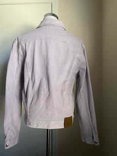 Neue Tom Ford Herren-Trucker-Jeansjacke mit tief fallender Schulter, Lila, XXL