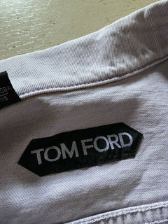 Neue Tom Ford Herren-Trucker-Jeansjacke mit tief fallender Schulter, Lila, XXL