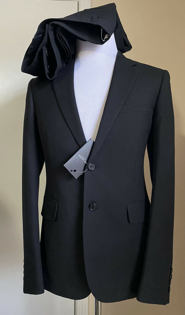 Neuer 2990 $ Saint Laurent Herrenanzug Schwarz 38R US/48R Eu Italien