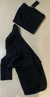Neuer 2990 $ Saint Laurent Herrenanzug Schwarz 38R US/48R Eu Italien