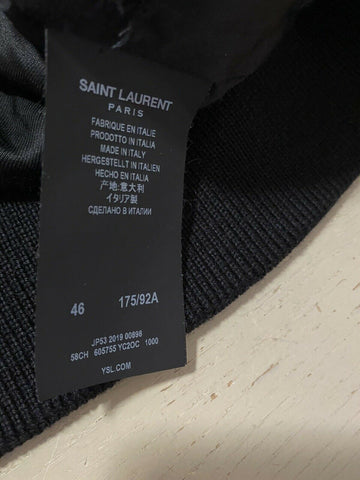 New $4990 Saint Laurent Men’s Leather Jacket Coat Black 36 US/46 Eu Italy