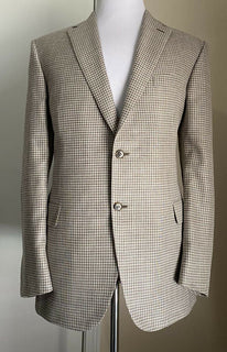 Neu mit Etikett: 4950 $ Brioni Herren-Sportmantel, Blazer, Jacke, LT-Braun, 42S US (52S Eu), Italien