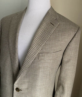 Neu mit Etikett: 4950 $ Brioni Herren-Sportmantel, Blazer, Jacke, LT-Braun, 42S US (52S Eu), Italien