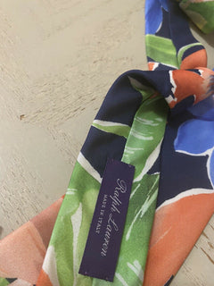 New $195. Ralph Lauren Purple Label Neck Tie Multicolor Hand made in Italy