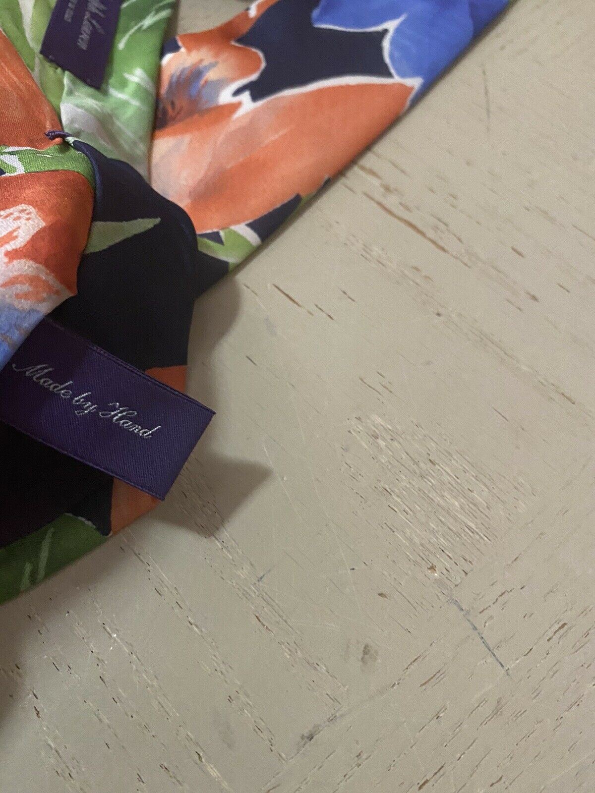 New $195. Ralph Lauren Purple Label Neck Tie Multicolor Hand made in Italy