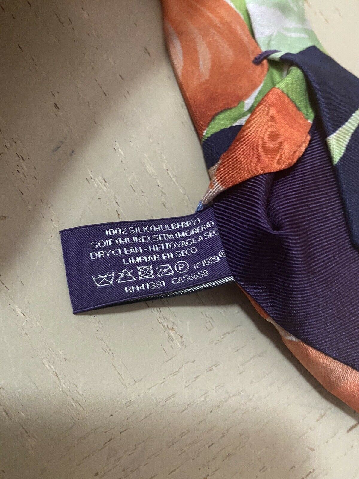 New $195. Ralph Lauren Purple Label Neck Tie Multicolor Hand made in Italy