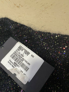 NWT $1590 Saint Laurent Men Crewneck Sweater  Black/Multicolor Size L Italy