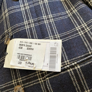 Neuer zweireihiger Herrenanzug von Gucci für 5.300 $, Marineblau/Blau, 42 R US (52R Eu), Italien