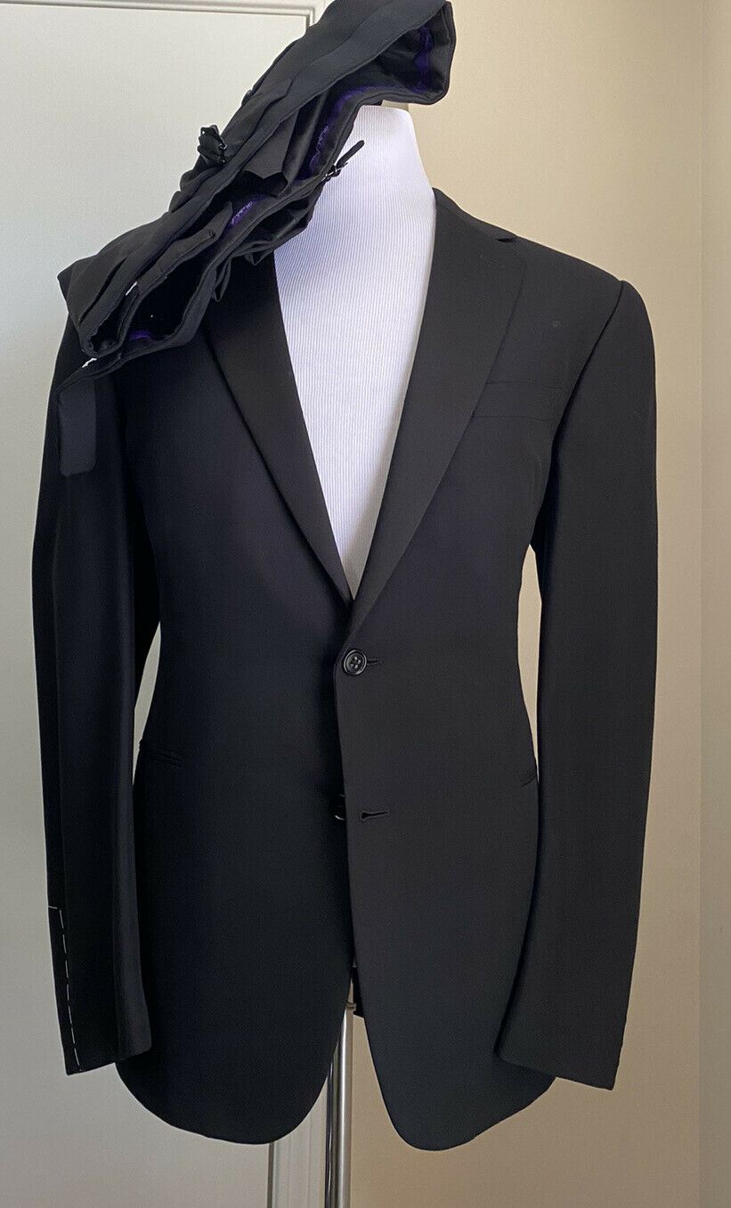 New $3295 Ralph Lauren Purple Label Mens Tuxedo Suit Black 46R US/56R Eu Italy