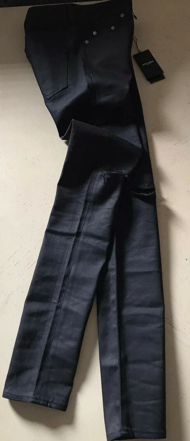 NWT $750 Saint Laurent Men’s Jeans Pants Black Denim 30 US Italy