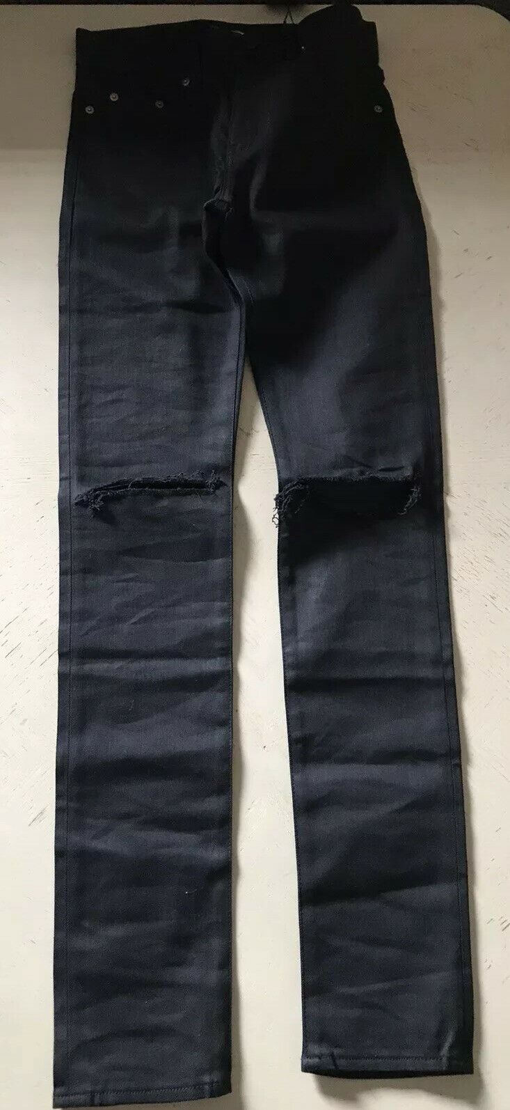 NWT 750 долларов США Saint Laurent Мужские джинсовые брюки черного цвета 30 США Италия
