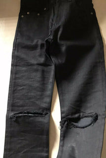 Neu mit Etikett: 750 $ Saint Laurent Herrenjeanshose Black Denim 30 US Italien