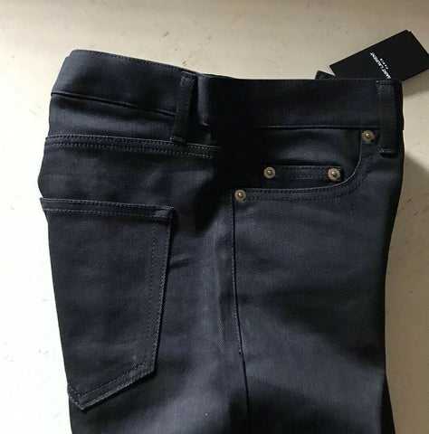 Neu mit Etikett: 750 $ Saint Laurent Herrenjeanshose Black Denim 30 US Italien