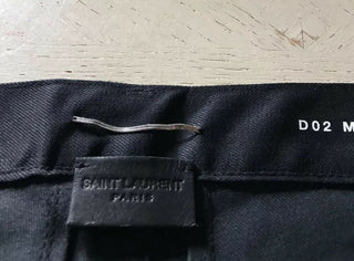 Neu mit Etikett: 750 $ Saint Laurent Herrenjeanshose Black Denim 30 US Italien