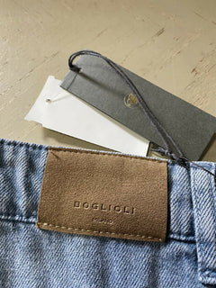 Neu mit Etikett: 345 $ Boglioli Herrenjeanshose Blau 40 US Italien