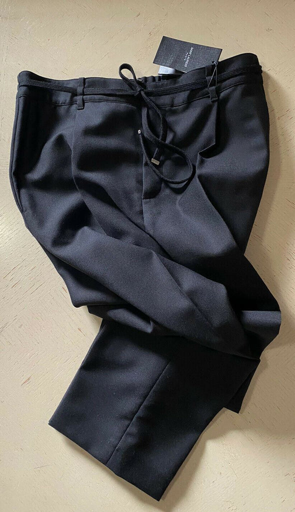 Neu mit Etikett: 990 $ Saint Laurent Herrenanzughose Schwarz 34 US (50 Eu) Italien