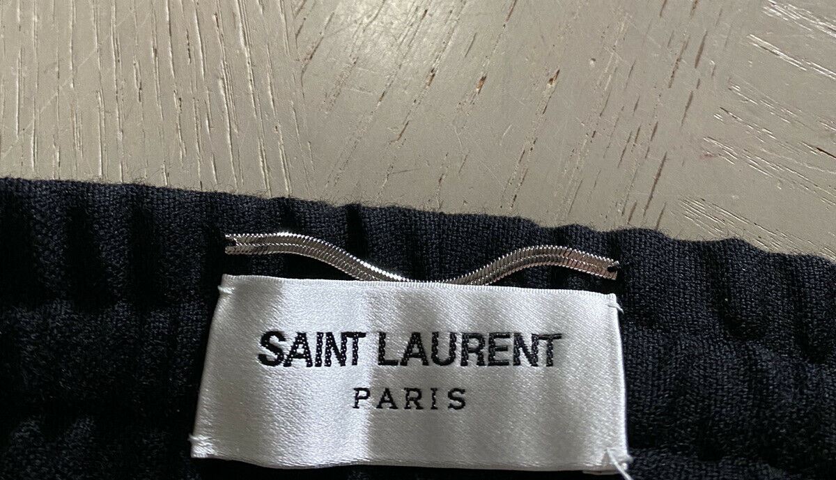 NWT $990 Saint Laurent Men Dress Pants Black 34 US ( 50 Eu ) Italy