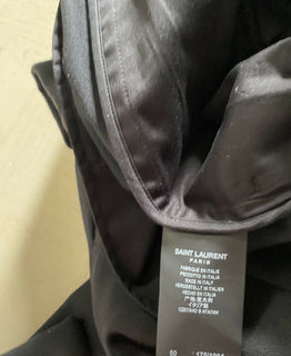 Neu mit Etikett: 990 $ Saint Laurent Herrenanzughose Schwarz 34 US (50 Eu) Italien