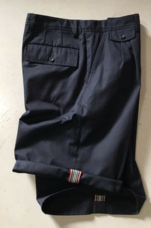 Neu mit Etikett: 550 $ Burberry Kurze Herrenhose Schwarz Größe 34 US (50 Eu)