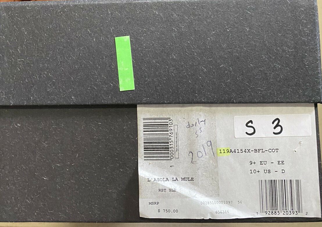 Neue 750 $ Ermenegildo Zegna Iconic Mokassin-Leder-Loafer-Schuhe Braun 10,5 US