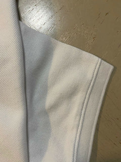 Neu mit Etikett: 390 $ Bottega Veneta Herren-Poloshirt Weiß XL US (54 Eu) Italien