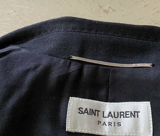 Neu mit Etikett: 3790 $ Saint Laurent Herren Westernjacke Blazer Schwarz 36R US (46R Eu) Italien