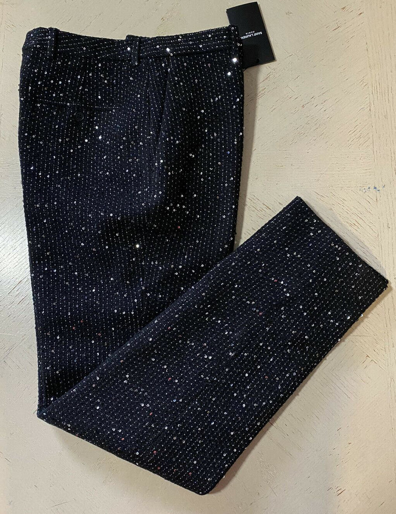 Neu mit Etikett: 1650 $ Saint Laurent Herrenanzughose Schwarz 34 US (50 Eu) Italien 603193