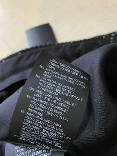Neu mit Etikett: 1650 $ Saint Laurent Herrenanzughose Schwarz 34 US (50 Eu) Italien 603193