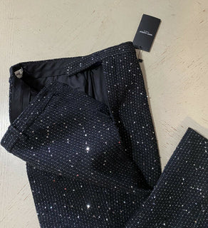 Neu mit Etikett: 1650 $ Saint Laurent Herrenanzughose Schwarz 34 US (50 Eu) Italien 603193
