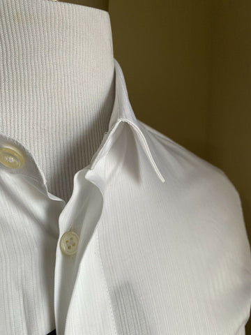 NWT Saint Laurent Mens  Dress Shirt  White ( 40/15.5 ) Italy
