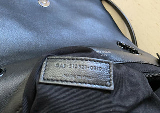 Neu 3150 $ Saint Laurent YSL Jaime Leder Umhängetasche Schwarz/Braun 515821