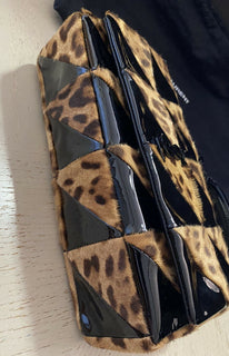 Neu 3150 $ Saint Laurent YSL Jaime Leder Umhängetasche Schwarz/Braun 515821
