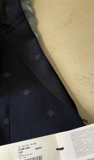 Neu mit Etikett: 3490 $ Gucci Herren-Sportmantel, Jacke, Blazer, Marineblau, 40R US (50R Eu), Italien