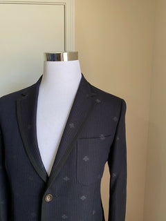 Neu mit Etikett: 3490 $ Gucci Herren-Sportmantel, Jacke, Blazer, Marineblau, 40R US (50R Eu), Italien