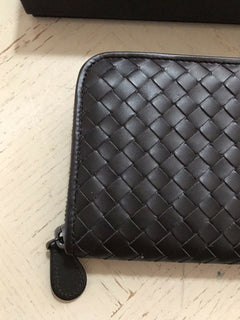 Neue 800 $ Bottega Veneta Geldbörse DK Brown 114076 Italien