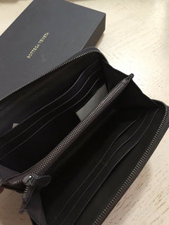 Neue 800 $ Bottega Veneta Geldbörse DK Brown 114076 Italien