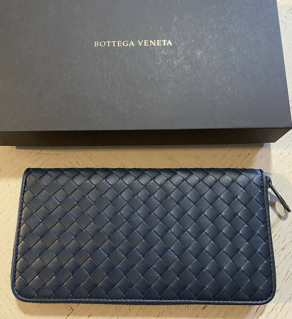 Новый кошелек Bottega Veneta за 800 долларов Темно-синий 510643 Италия