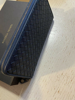 Новый кошелек Bottega Veneta за 800 долларов Темно-синий 510643 Италия