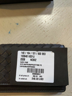 Neue Bottega Veneta Damen Geldbörse DK Braun 133945 Italien