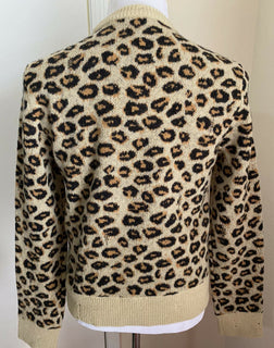 Neu mit Etikett: 1960 $ Gucci Herren Woll-Jacquard-Strick-Rundhalspullover Kamel/Schwarz L Italien