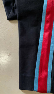 Neu mit Etikett: 1100 $ Gucci Military Cotton Herrenhose Schwarz 34 US (50 Eu) Italien