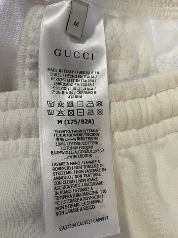 NWT Gucci  Men’s Sweatpants Pants White/Red/Blue Size M Italy