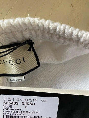 NWT Gucci  Men’s Sweatpants Pants White/Red/Blue Size M Italy