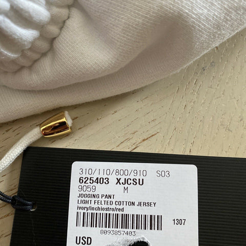 NWT Gucci  Men’s Sweatpants Pants White/Red/Blue Size M Italy